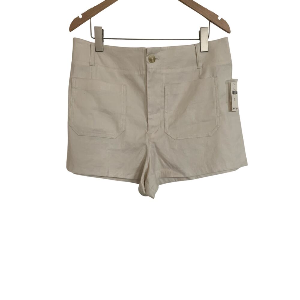 NWT Anthropologie The Colette Linen Blend Shorts by Maeve - Size 32 MSRP $88